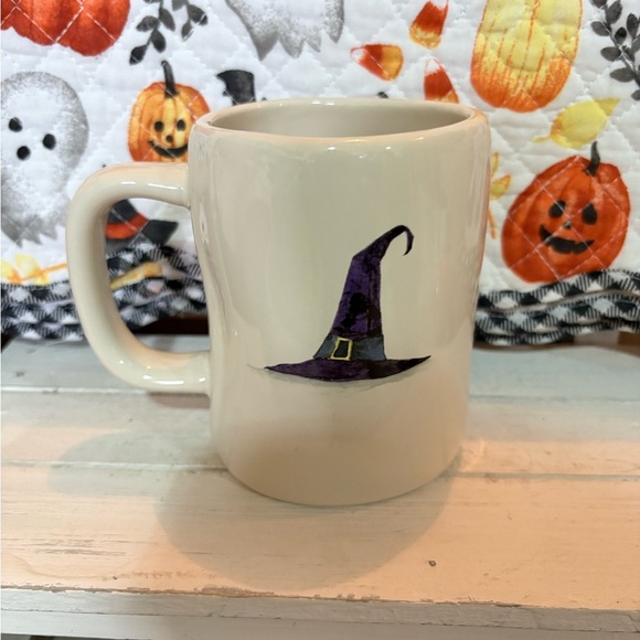 Rae Dunn White Mug - Cackle With Delight - Picture 3 of 4